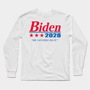 Biden 2028 Long Sleeve T-Shirt